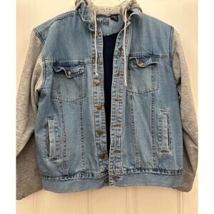 NYC Vintage Denim Fleece Lined Jean Jacket Men’s Medium PLZ READ